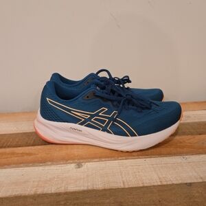 ASICS Men's Gel-Pulse 15 Running Shoes, Size 7.5 , Island Blue/Peach